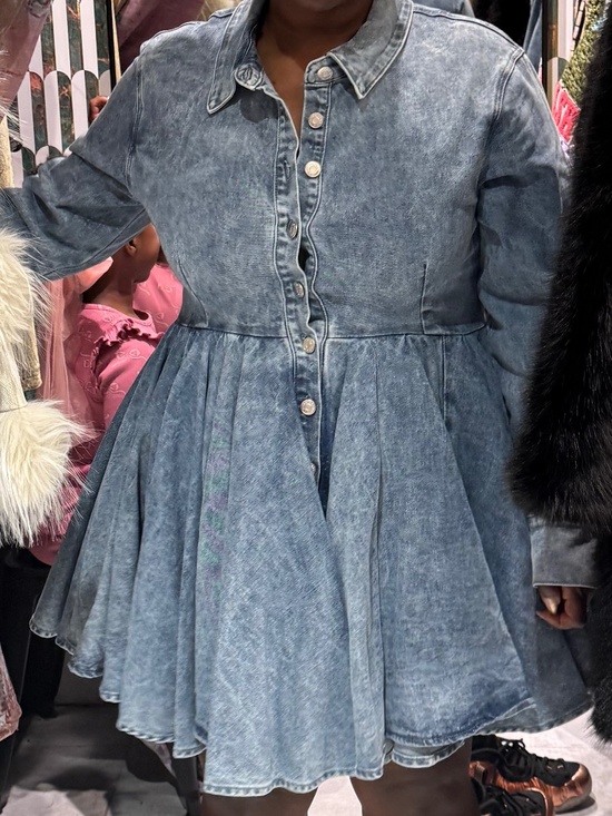AKIRA Dresses & Skirts - AKIRA THE IT GIRL MINI DRESS IN DENIM Size XLXL